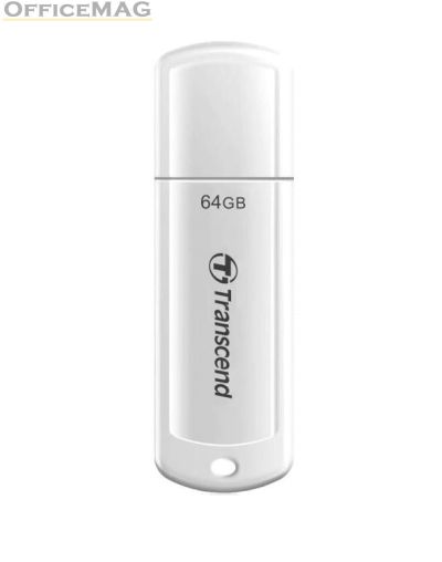 Памет Transcend 64GB, USB3.1, Pen Drive, Classic, White