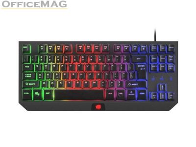 Клавиатура Fury Gaming kayboard, Hurricane TKL, rainbow backlight, US layout