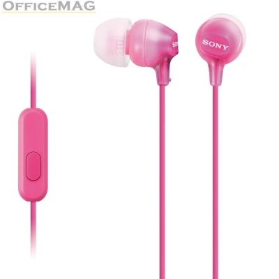 Слушалки Sony Headset MDR-EX15AP pink