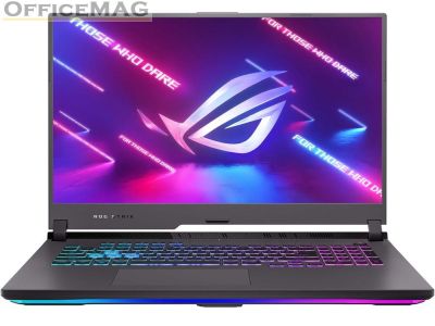 Лаптоп Asus ROG Strix G17 G713RS-LL008W, AMD Ryzen 9 6900HX 3.30Hz ( up to 4.90GHz, 16MB ), 17.3" WQHD AG (2560 x 1440)240Hz, 32GB DDR5 4800Mhz, PCIE 4.0 NVME 1TB M.2 SSD,NVIDIA GeForce RTX 3080 8GB DDR6, WiFi 6, RGB Per-Key Kbd, Win 11,Eclipse Gray