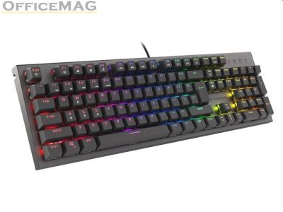 Клавиатура Genesis Mechanical Gaming Keyboard Thor 303 RGB Backlight Red Switch Hot Swap US Layout Black