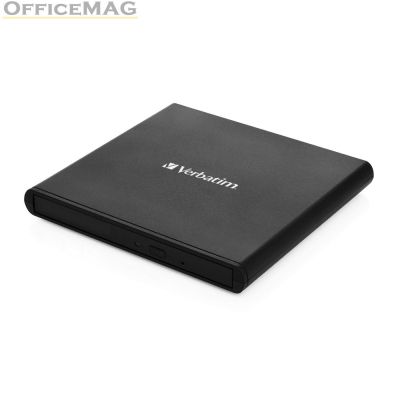 Оптично устройство Verbatim Mobile DVD ReWriter USB 2.0 Black (Light Version)