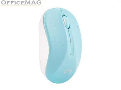 Мишка Natec Mouse Toucan Wireless 1600 DPI Optical Blue-White