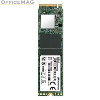 Твърд диск Transcend 512GB, M.2 2280, PCIe Gen3x4, 3D TLC, DRAM-less