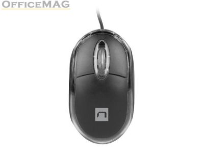 Мишка Natec Mouse Vireo 2 1000 DPI, Optical, Black