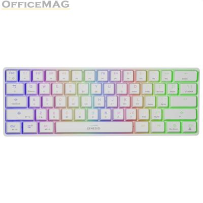 Клавиатура Genesis Mechanical Gaming Keyboard Thor 660 Wireless RGB Backlight White GATERON BROWN