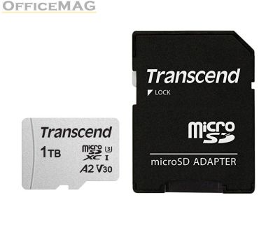 Памет Transcend 1TB microSD w/ adapter UHS-I U3 A2