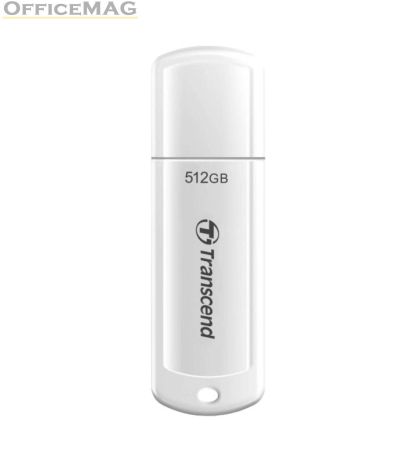 Памет Transcend 512GB, USB3.1, Flash Drive, Capless, White