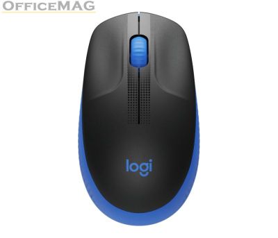 Мишка Logitech M190 Full-size wireless mouse - BLUE - 2.4GHZ - N/A - EMEA - M190