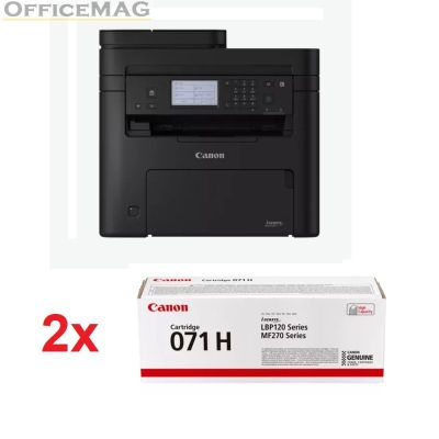 Лазерно многофункционално устройство Canon i-SENSYS MF275dw Printer/Scanner/Copier/Fax + 2x Canon CRG-071 H