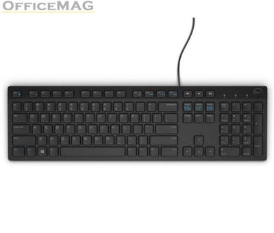 Клавиатура Dell KB216 Wired Multimedia Keyboard Black