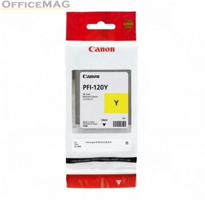 Консуматив Canon Pigment Ink Tank PFI-120, Yellow