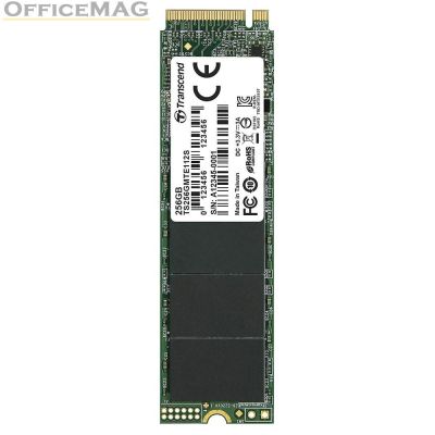 Твърд диск Transcend 256GB, M.2 2280, PCIe Gen3x4, M-Key, 3D TLC, DRAM-less