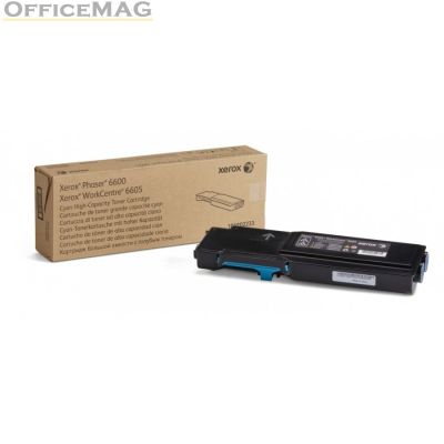 Консуматив Xerox Phaser 6600/WorkCentre 6605 Cyan High Capacity Toner Cartridge, DMO