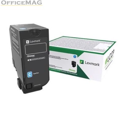 Консуматив Lexmark 75B20C0 CS728, CS/CX727 Cyan Return Programme 10K Toner Cartridge