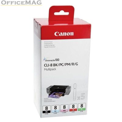 Консуматив Canon CLI-8 MultiPack BK/PC/PM/R/G