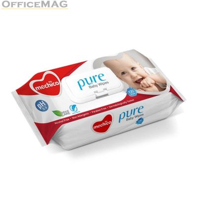 Мокри кърпи Mechico Baby За бебе , 120 бр. в плик с капак