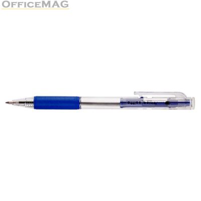 Автоматична химикалка Office Point Transparent DK646 0.7 mm Синя