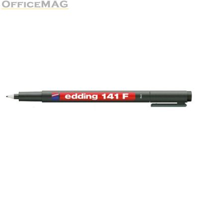 Универсален перманентен OHP маркер Edding 141 F 0.6 mm Черен