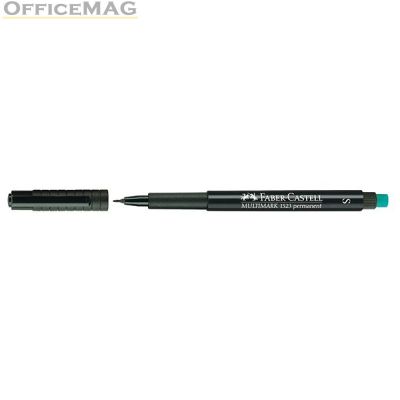 Универсален перманентен OHP маркер Faber-Castell 1523 S 0.4 mm Черен