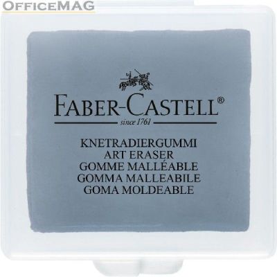 Хлебна гума Faber-Castell Сива в пластмасова кутийка