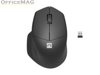 Мишка Natec Mouse Siskin Wireless 1600DPI 2.4GHz + Bluetooth 5.0 Optical Black