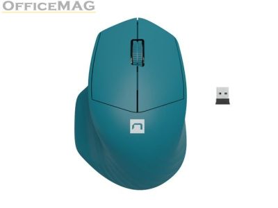 Мишка Natec Mouse Siskin Wireless 1600DPI 2.4GHz + Bluetooth 5.0 Optical Blue