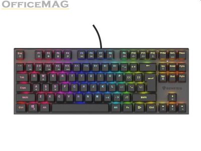 Клавиатура Genesis Mechanical Gaming Keyboard Thor 303 TKL Silent Switch RGB Backlight US Layout Black