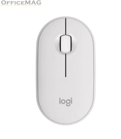 Мишка Logitech Pebble Mouse 2 M350s - TONAL WHITE - BT - N/A - EMEA-808 - DONGLELESS