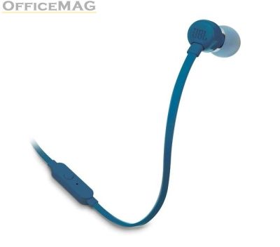 Слушалки JBL T110 BLU In-ear headphones