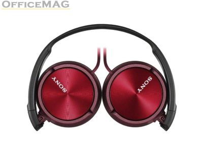 Слушалки Sony Headset MDR-ZX310 red