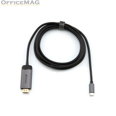 Адаптер Verbatim USB-C to HDMI Adapter - USB 3.1 Gen 1/HDMI 1.5m Cable