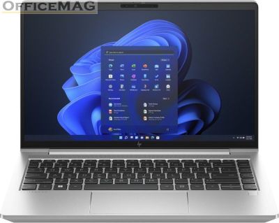 Лаптоп HP EliteBook 640 G10 Pike Silver, Core i5-1335U(up to 4.6GHz/12MB/10C), 14" FHD IPS AG, 16GB 3200Mhz 1DIMM, 512GB PCIe NVMe SSD, WiFi 6E + BT 5.3, FPR, Smart Card Reader, Intel XMM 7560 R+ LTE, Backlit Kbd, 3C Batt, Win 11 Pro, 3Y NBD On Site