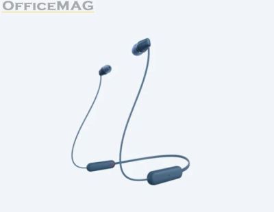 Слушалки Sony Headset WI-C100, blue