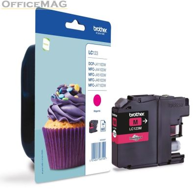 Консуматив Brother LC-123 Magenta Ink Cartridge for MFC-J4510DW