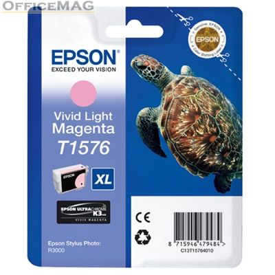 Консуматив Epson T1576 Vivid Light Magenta for Epson Stylus Photo R3000