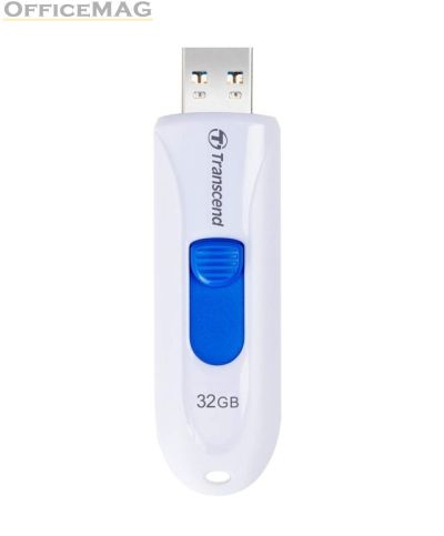 Памет Transcend 32GB, USB3.1, Pen Drive, Capless, White